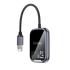 ACEFAST QC1 USB-A CarPlay Wireless Adapter for Apple CarPlay / Android Auto Wire to Wireless Converter - Metal Gray
